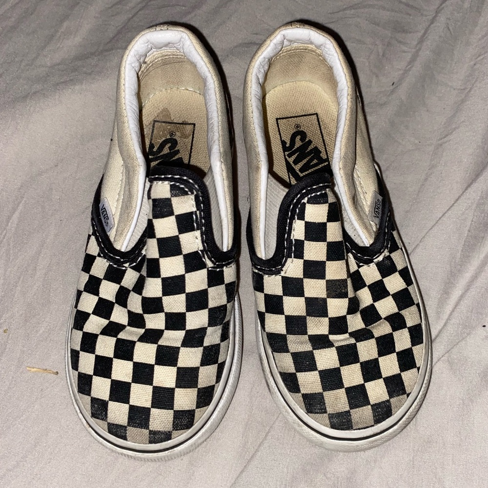 Toddler Checkered Vans